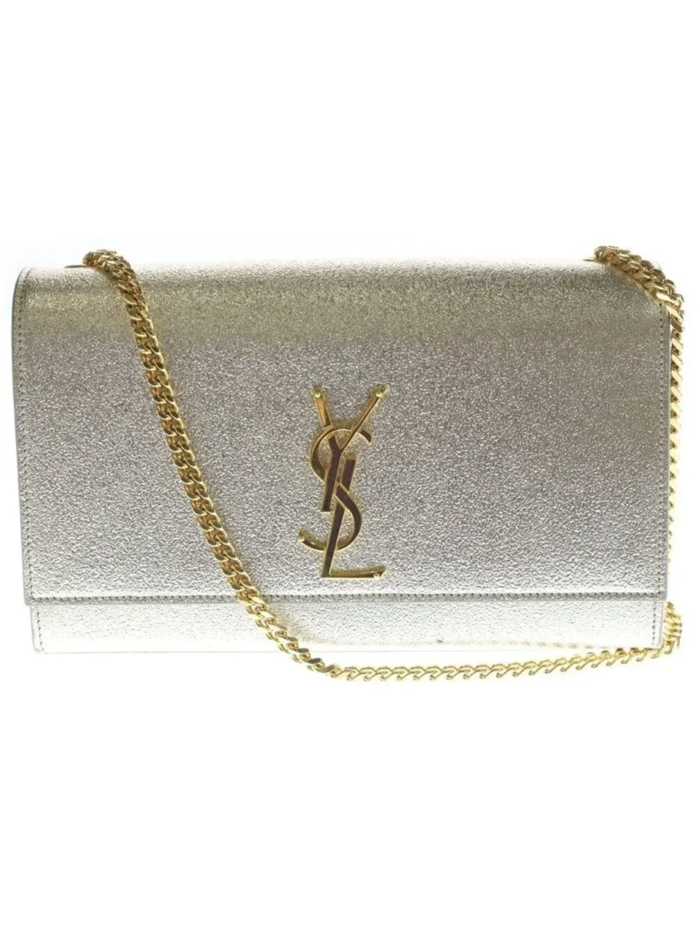 Saint Laurent Classic Kate Chain Shoulder Back Leather Gold